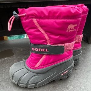 Sorel kids Flurry Weather Resistant Snow Boots size 12 kids